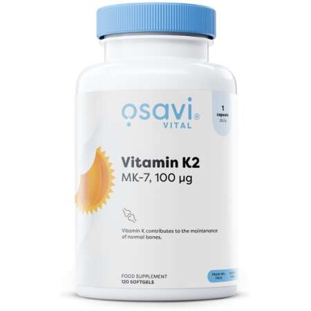 Osavi Vitamin K2 MK-7, 100mcg - 120 softgels