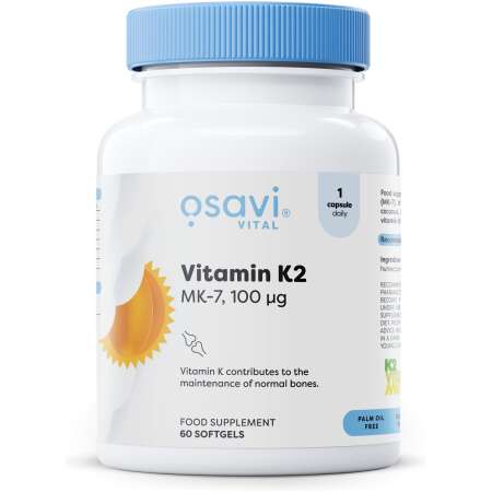 Osavi Vitamin K2 MK-7, 100mcg - 60 softgels
