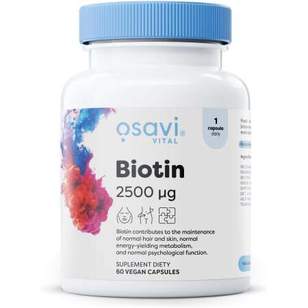 Osavi Biotin, 2500mcg - 60 vegan caps