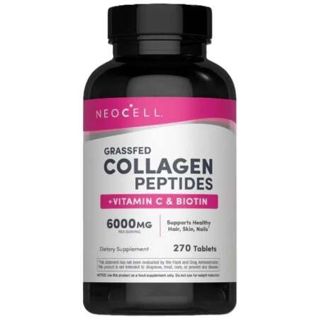 NeoCell Grassfed Collagen Peptides + Vitamin C & Biotin - 270 tablets