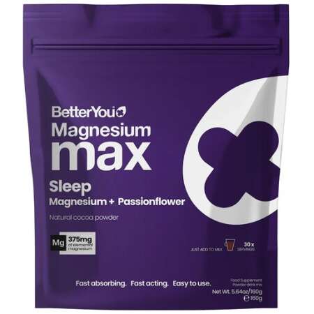 BetterYou Magnesium Max Sleep, Natural Cocoa - 160g