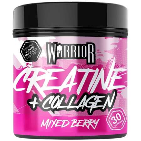 Warrior Creatine + Collagen, Mixed Berry - 270g