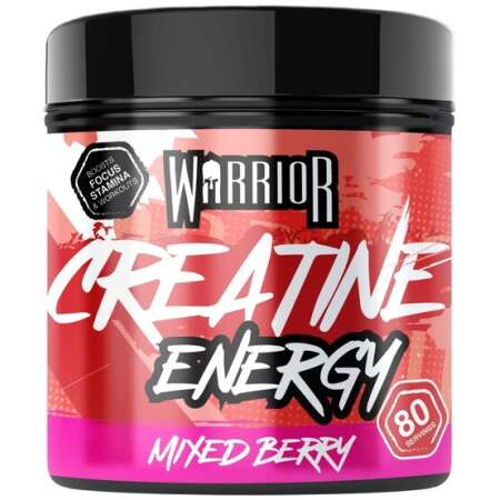 Warrior Creatine + Energy, Mixed Berry - 360g