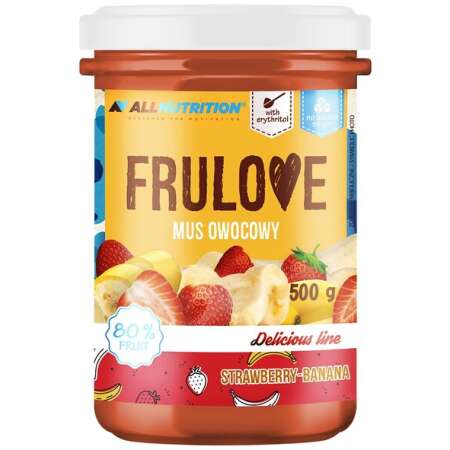 Allnutrition Frulove Mousse, Strawberry-Banana - 500g