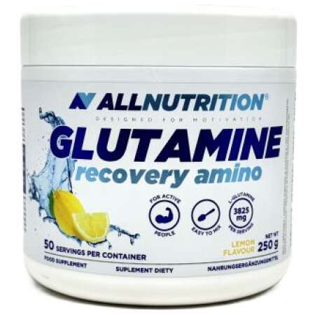 Allnutrition Glutamine Recovery Amino, Lemon - 250g