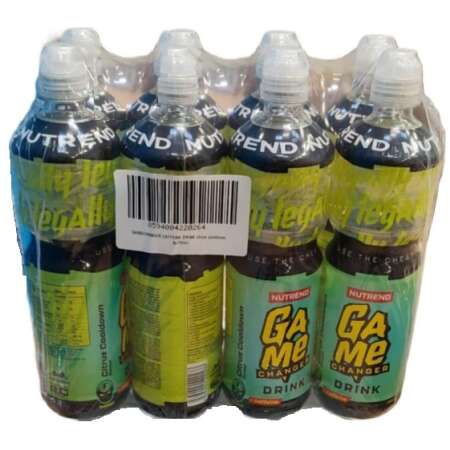 Nutrend Gamechanger Caffeine Drink, Citrus Cooldown - 8 x 750 ml.