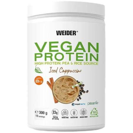 Weider Vegan Protein, Iced Cappuccino - 300g
