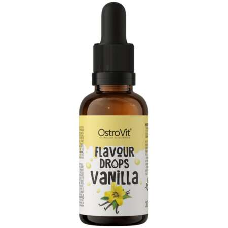 OstroVit Flavour Drops, Vanilla - 30ml.