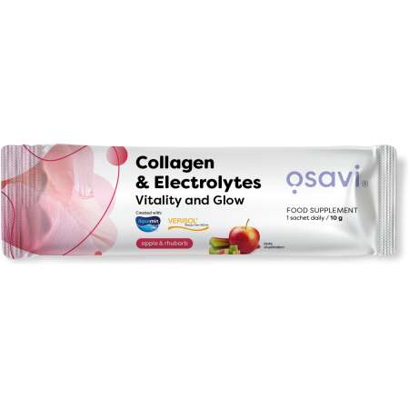 Osavi Collagen Electrolytes Vitality and Glow, Apple & Rhubarb - 10g (1 serving)