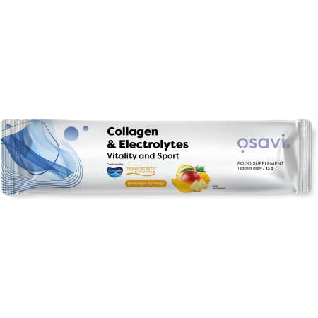 Osavi Collagen Electrolytes Vitality and Sport, Pineapple & Mango - 13g (1 serving)