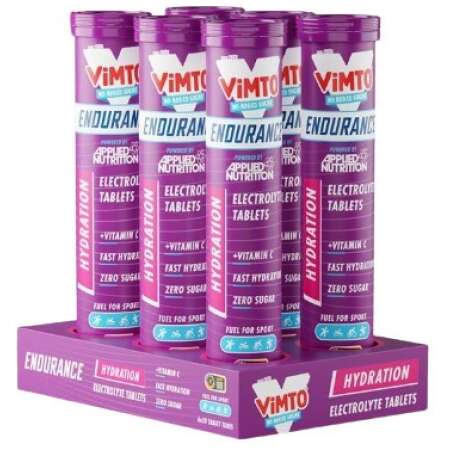 Applied Nutrition Endurance Hydration Electrolyte Effervescent Tablets, Vimto - 6 x 20 tabs