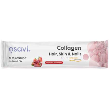 Osavi Collagen Peptides (Hair Skin & Nails), Rhubarb & Strawberry - 5g (1 serving)