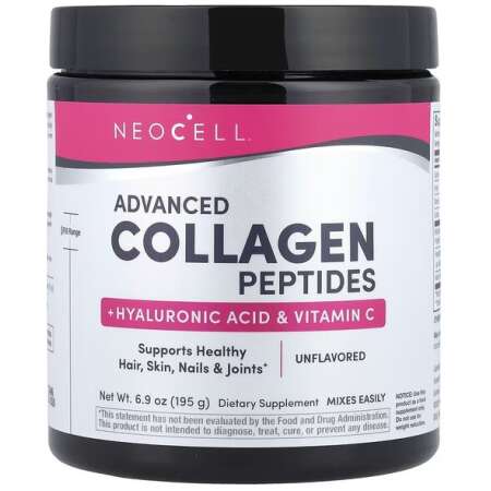 NeoCell Advanced Collagen Peptides with Vitamin C & Hyaluronic Acid - 195g