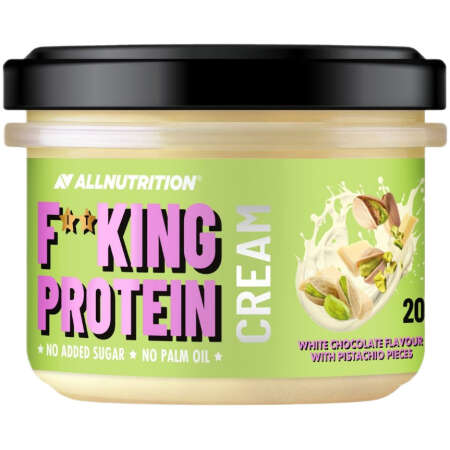 Allnutrition Fitking Protein Cream, White Chocolate with Pistachio Pieces - 200g