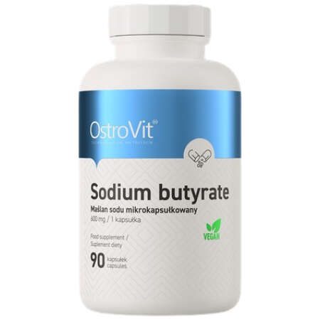 OstroVit Sodium Butyrate, 600mg - 90 caps
