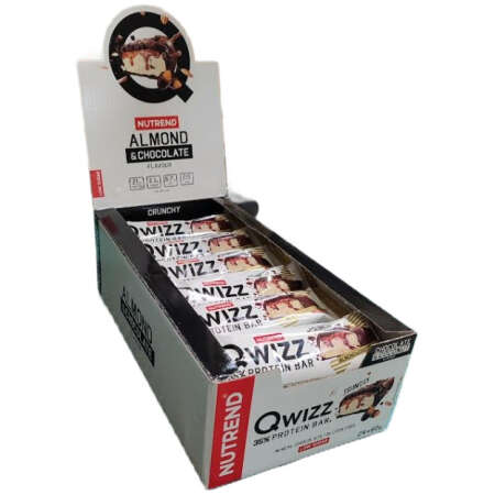 Nutrend Qwizz 35% Protein Bar, Almond & Chocolate - 24 x 60g