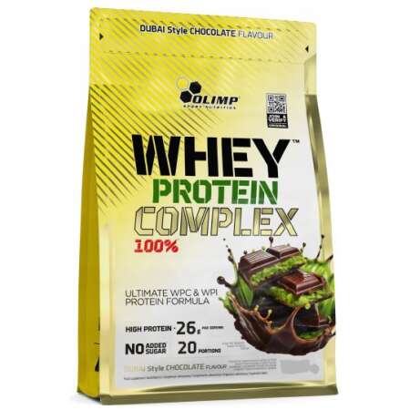 Olimp Nutrition Whey Protein Complex 100%, Dubai Style Chocolate - 600g
