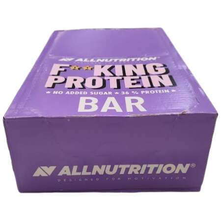 Allnutrition Fitking Protein Bar, Cookie Cream - 15 x 55g
