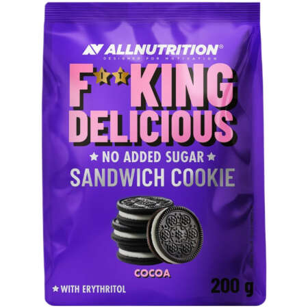 Allnutrition Fitking Delicious Sandwich Cookie, Cocoa - 200g