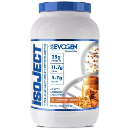 Evogen IsoJect, Salted Peanut Butter Candy - 775g