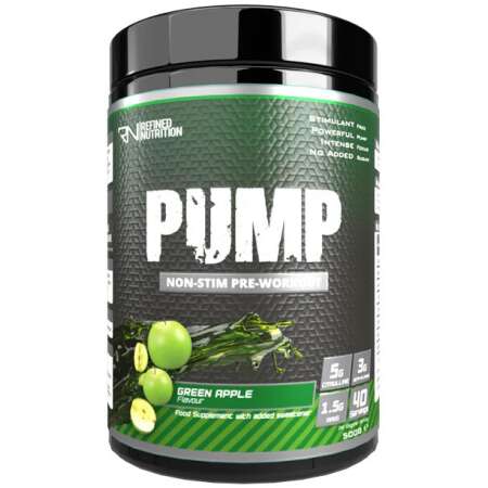 Refined Nutrition Pump Non-Stim, Green Apple - 500g