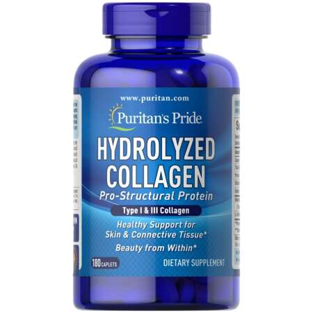 Puritan's Pride Hydrolyzed Collagen - 180 caplets