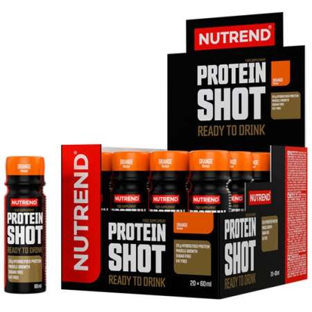 Nutrend Protein Shot, Orange - 20 x 60 ml.