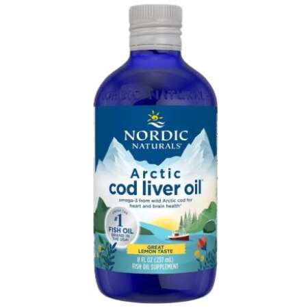 Nordic Naturals Arctic Cod Liver Oil, 1060mg Lemon - 237 ml.