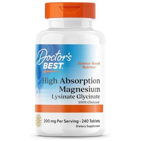 Doctor's Best High Absorption Magnesium, 100mg - 240 tablets