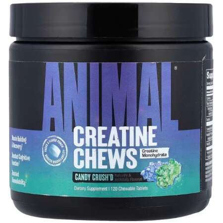 Animal Animal Creatine Chews, Candy Crush'd - 120 chewable tablets