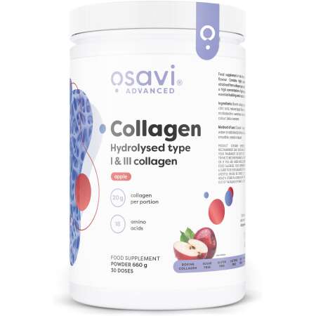Osavi Collagen Hydrolysed Type I & III, Apple - 660g