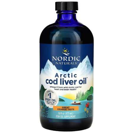 Nordic Naturals Arctic Cod Liver Oil, 1060mg Orange - 473 ml.