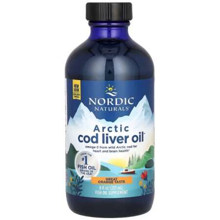 Nordic Naturals Arctic Cod Liver Oil, 1060mg Orange - 237 ml.