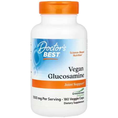 Doctor's Best Vegan Glucosamine with GreenGrown, 1500mg - 180 vcaps