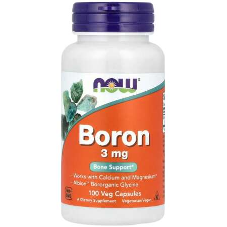 NOW Foods Boron, 3mg - 100 caps