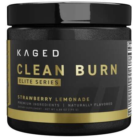 Kaged Muscle Clean Burn Powder - Elite Series, Strawberry Lemonade - 195g