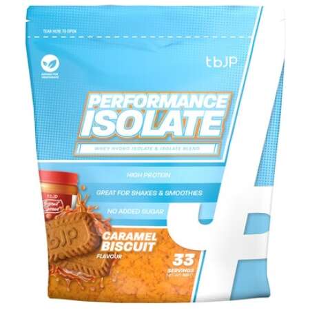 Trained by JP Performance Isolate, Caramel & Biscuit - 1000g