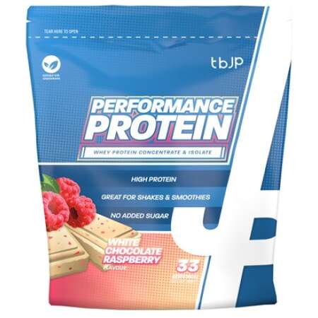 Trained by JP Performance Protein, White Chocolate Raspberry - 1000g