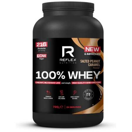 Reflex Nutrition 100% Whey, Salted Peanut Caramel - 720g