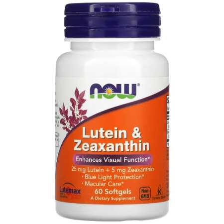 NOW Foods Lutein & Zeaxanthin - 60 softgels