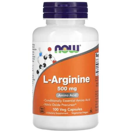 NOW Foods L-Arginine, 500mg - 100 caps