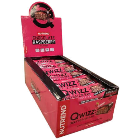 Nutrend Qwizz 35% Protein Bar, Chocolate Raspberry - 24 x 60g