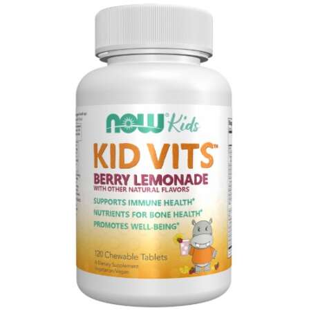 NOW Foods Kid Vits, Berry Lemonade - 120 chewables