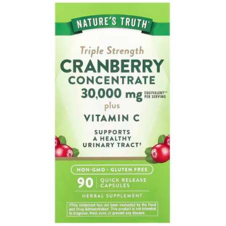 NeoCell Nature's Truth Tripple Strength Cranberry Concentrate plus Vitamin C - 90 caps