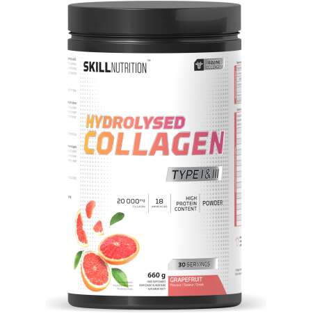 Skill Nutrition Hydrolysed Collagen Type I & III, Grapefruit - 660g