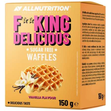Allnutrition Fitking Delicious Waffles, Vanilla Flavour - 150g