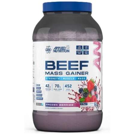Applied Nutrition Beef Mass Gainer, Frozen Berries - 3130g