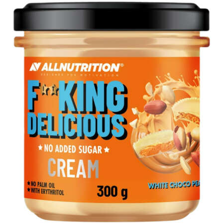 Allnutrition Fitking Delicious Cream, White Choco Peanut - 300g