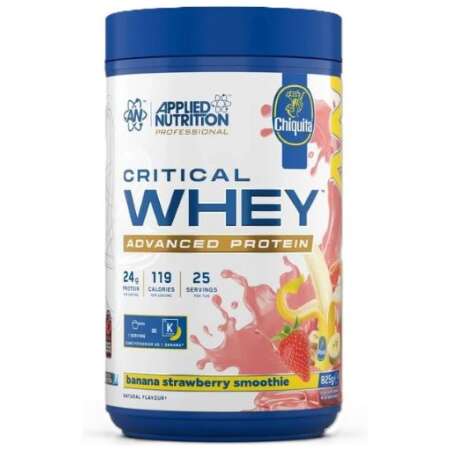 Applied Nutrition Critical Whey, Banana Strawberry Smoothie - 825g