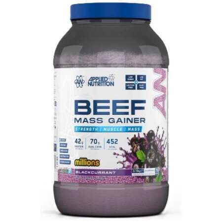 Applied Nutrition Beef Mass Gainer, Millions Blackcurrant - 3130g